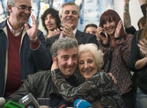 MUN SOC ACT ARG Estela de Carlotto (R) the president of Abuelas de Pl