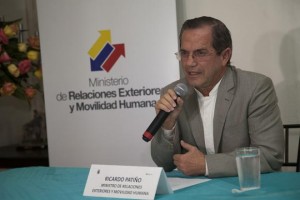 Ecuador está dispuesto a ofrecer un programa de capacitación a los parlamentarios alemanes en temas de derecho internacional y soberanía. Foto: Cancillería
