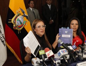 LADY ZÚÑIGA, MINISTRA DE JUSTICIA