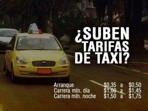 tarifas taxi